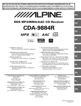 Alpine CDA-9884 R Руководство пользователя