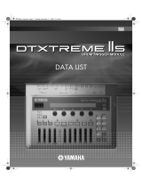 Yamaha DTXTREME IIs Техническая спецификация