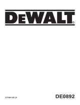 DeWalt DE0892 Руководство пользователя