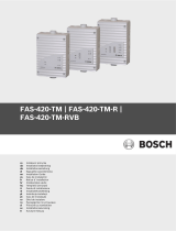 Bosch FAS-420-TM Руководство пользователя