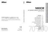 Nikon AF-S Nikkor 70-200 mm f/ 2.8 G IF ED VR II Lens Руководство пользователя