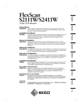 Eizo S2111W Инструкция по применению