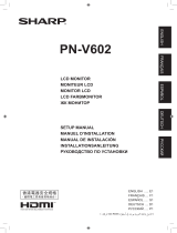 Sharp PNV602 Инструкция по применению