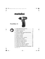 Metabo POWERMAXX12 Инструкция по применению
