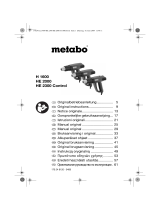 Metabo HE 2000 Инструкция по применению