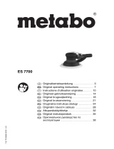 Metabo ES 7700 Инструкция по эксплуатации