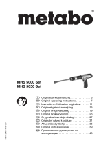 Metabo MHS 5000 SET Инструкция по эксплуатации