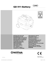 Nilfisk GD 911 Battery Инструкция по применению