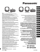 Panasonic RP-WF830 Инструкция по применению