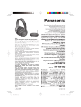 Panasonic RPWF810 Инструкция по применению