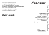 Pioneer MVH-1400UB Руководство пользователя