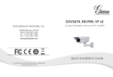 Grandstream GXV3674 v2 series Quick Installation Guide