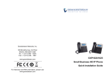 Grandstream Networks GXP1620/1625  Инструкция по установке
