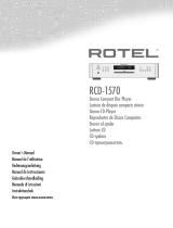 Rotel RCD-1570 Инструкция по применению