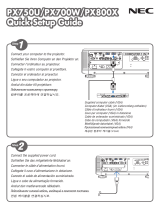 NEC PX800X Инструкция по применению