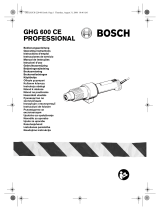 Bosch GHG 600 CE Инструкция по применению