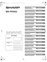 Sharp MXFRX6U Инструкция по эксплуатации