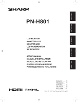 Sharp PN-H801 Инструкция по применению