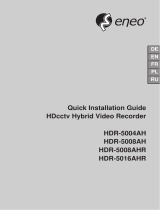 Eneo HDR-5016AHR Quick Installation Manual