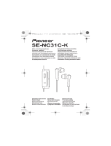 Pioneer SE-NC31C NOISE CANCELLING Инструкция по применению