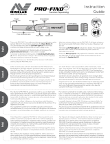 Minelab PRO-FIND 25 Руководство пользователя