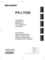 Sharp PN-L702B Инструкция по применению