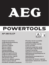 AEG AP 300 ELCP (411890) Руководство пользователя