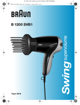 Braun B1200 SVB1,  swing supervolume Руководство пользователя