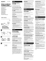 Sony MDR-EX81SL Инструкция по применению