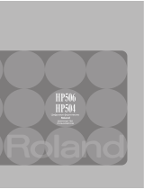 Roland HP506 Инструкция по применению