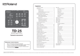 Roland TD-25 Инструкция по применению