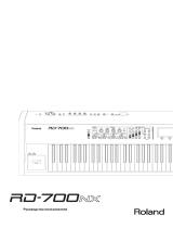 Roland RD-700NX Инструкция по применению