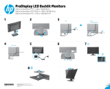 HP ProDisplay P221 21.5-inch LED Backlit Monitor Инструкция по установке