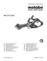 Metabo RB 18 LTX 60 Руководство пользователя