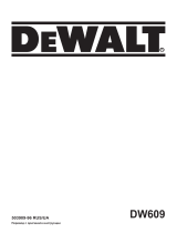 DeWalt DW609 Руководство пользователя