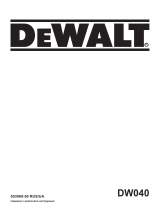 DeWalt DW040P Руководство пользователя