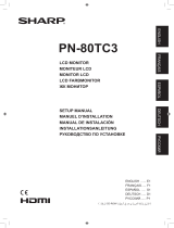 Sharp PN-80TC3A Инструкция по применению