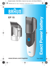 Braun EXACT POWER BATTERY Руководство пользователя