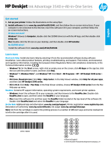 HP Deskjet Ink Advantage 3540 e-All-in-One Printer series Инструкция по применению