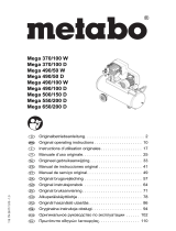 Metabo Mega 370/100 D Инструкция по эксплуатации
