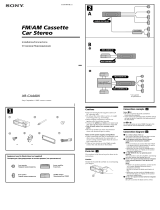 Sony XR-CA440X Инструкция по установке