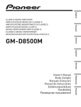 Pioneer GM-D8500M Руководство пользователя