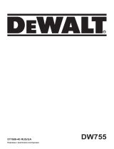 DeWalt DW755 Руководство пользователя