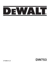 DeWalt DW753 Руководство пользователя