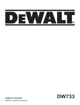 DeWalt DW733 Руководство пользователя