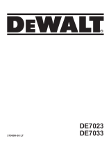 DeWalt DE7033 Руководство пользователя