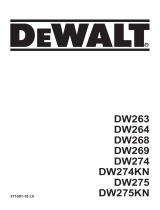 DeWalt DW274KN Руководство пользователя
