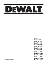 DeWalt DW274K Руководство пользователя