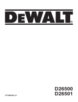 DeWalt D26501 Руководство пользователя