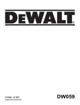 DeWalt DW059K Руководство пользователя
